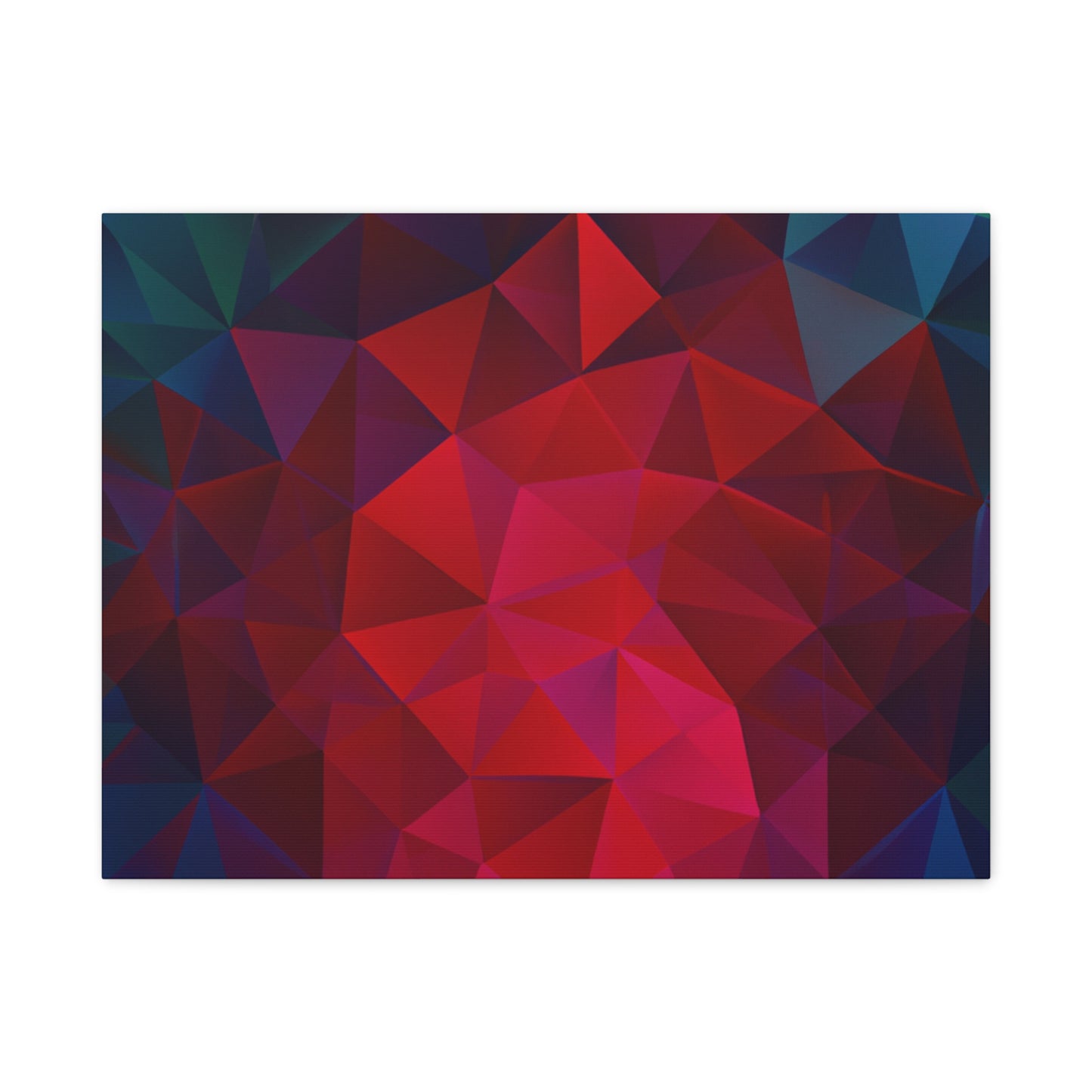 Abstract Digital Art Low-poly Style Decor Hanging Wall Painting Canvas Wall Art Print