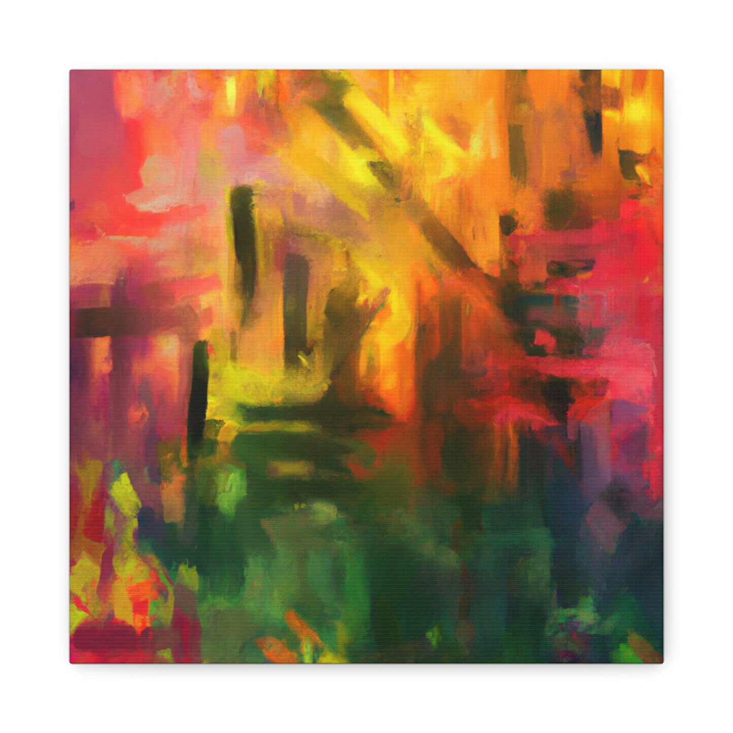 Abstract Painting Post-impressionist Style Decor Hanging Wall Painting Canvas Wall Art Print