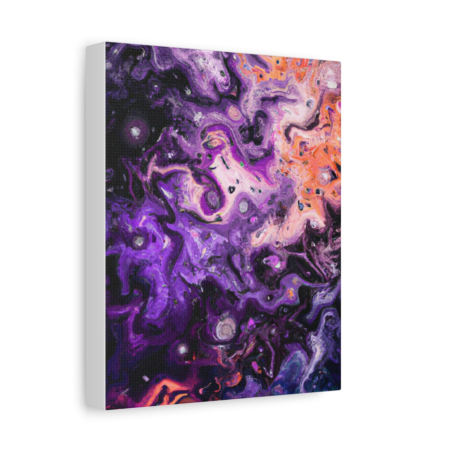 Canvas Art - Abstract - Fluid Acrylic - "Aqua Malleability"