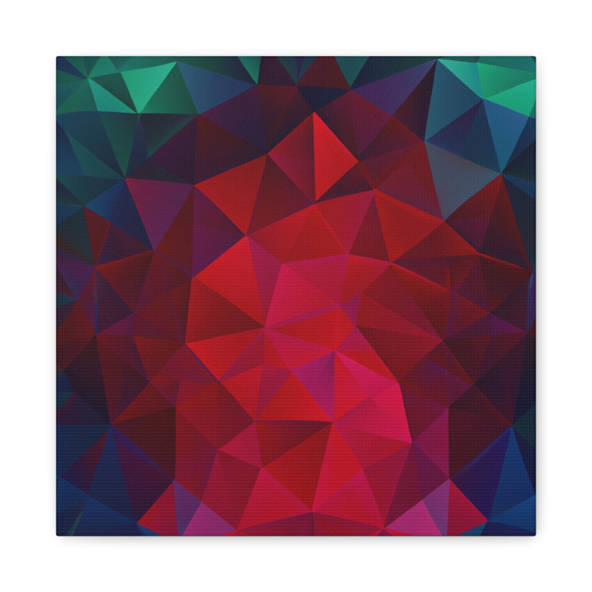 Abstract Digital Art Low-poly Style Decor Hanging Wall Painting Canvas Wall Art Print